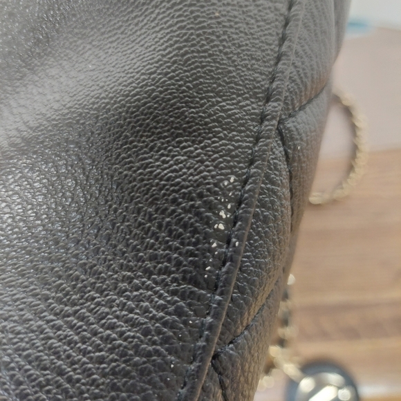 Elizabeth Grant Black Quilted Handbag/Purse - Picture 6 of 16